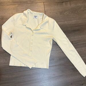 Sunday Best long sleeve crop button up